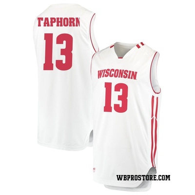 Under Armour Wisconsin Replica Basketball Jersey (White)